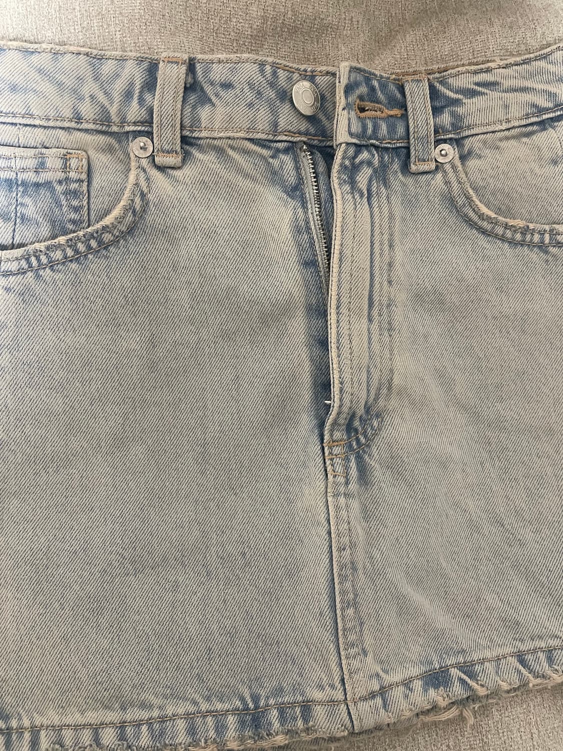 자라 TRF 데님 미니 스커트 상품이미지2