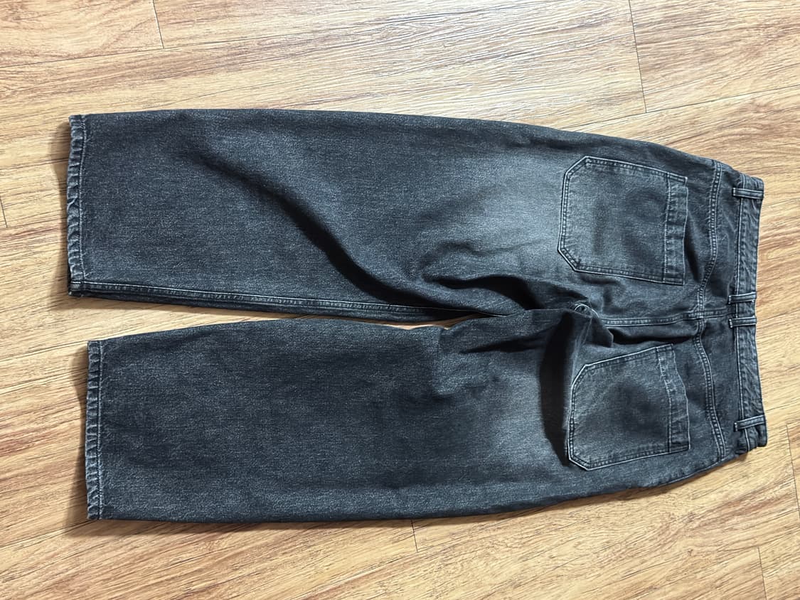 아트이프액츠 커브드 데님 faded black M 상품이미지3