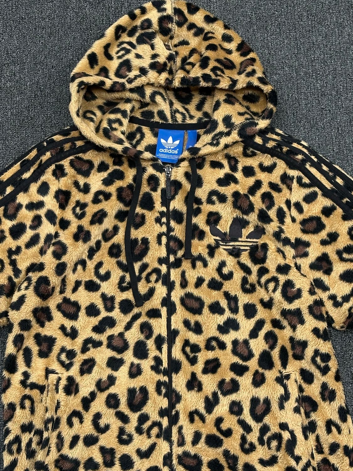 100)아디다스 쉐르파 레오파드 져지 090 상품이미지5