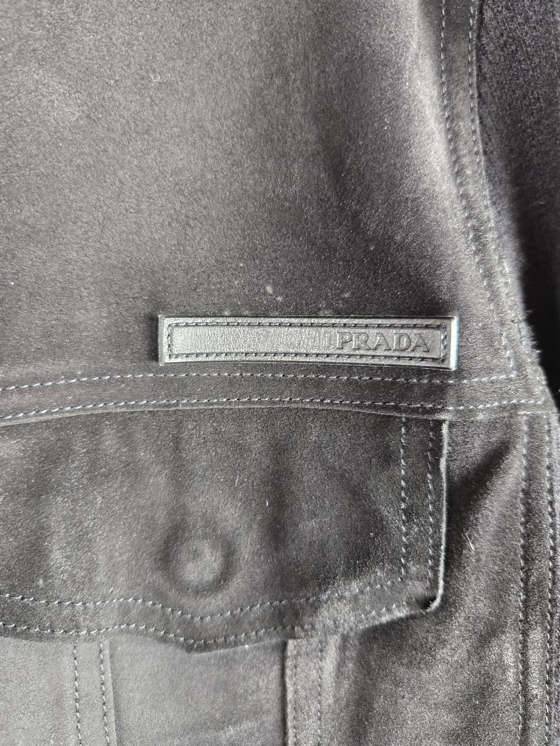 [무료배송]프라다 50(100) 남성 울100 스웨이드 니트 가디건 정품 상품이미지3