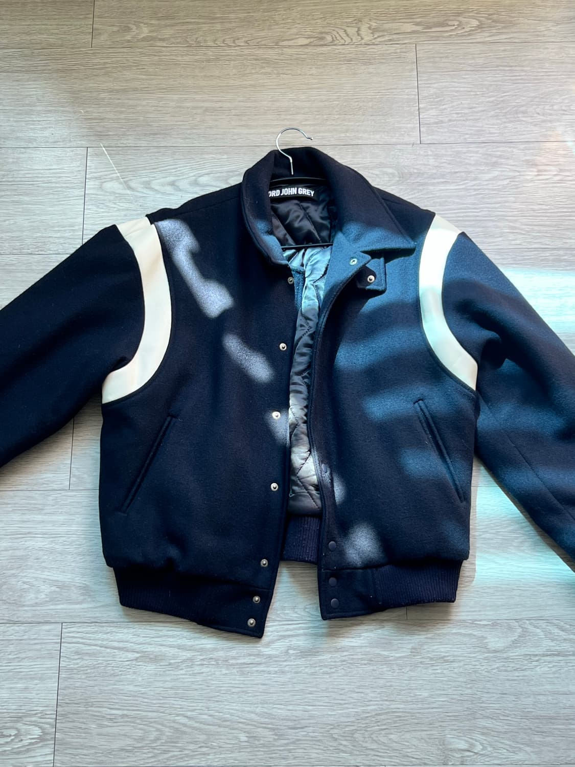 LORD JOHN GREY 바시티 자켓 NAVY L size 상품이미지1