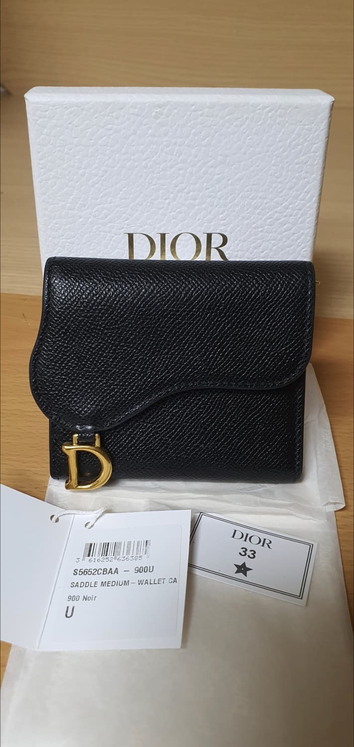 디올 새들 로투스 반지갑/지갑 정품S급(감정O) 상품이미지2