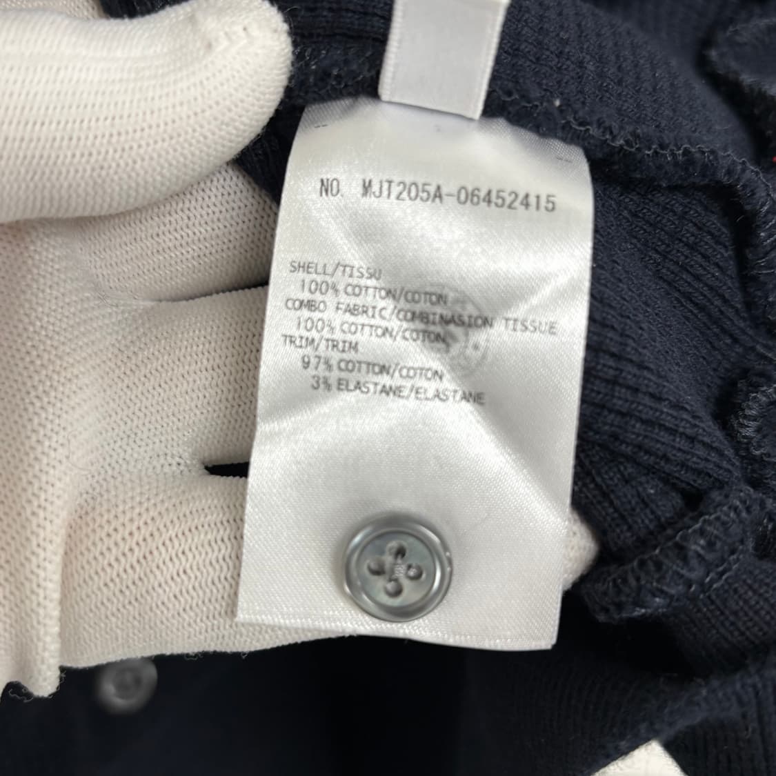 [4]톰브라운 사선완장 와플 맨투맨 상품이미지4