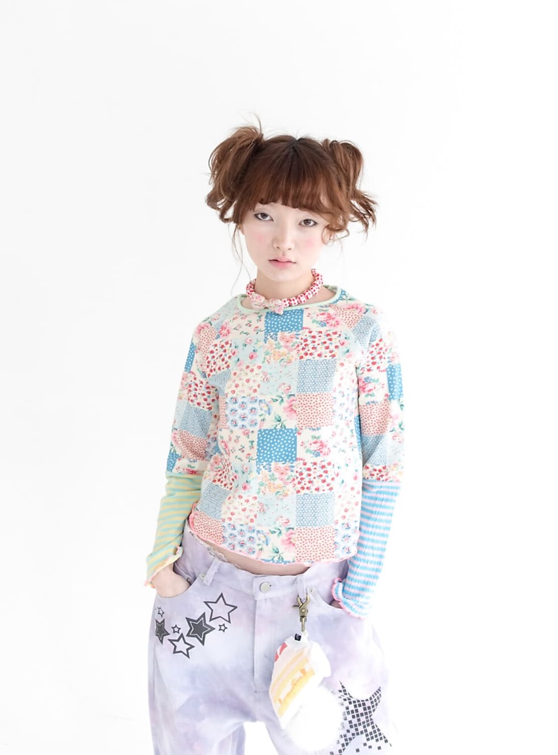 샵페어리[F.E.E.S] ppi ppi patchwork long top 상품이미지1