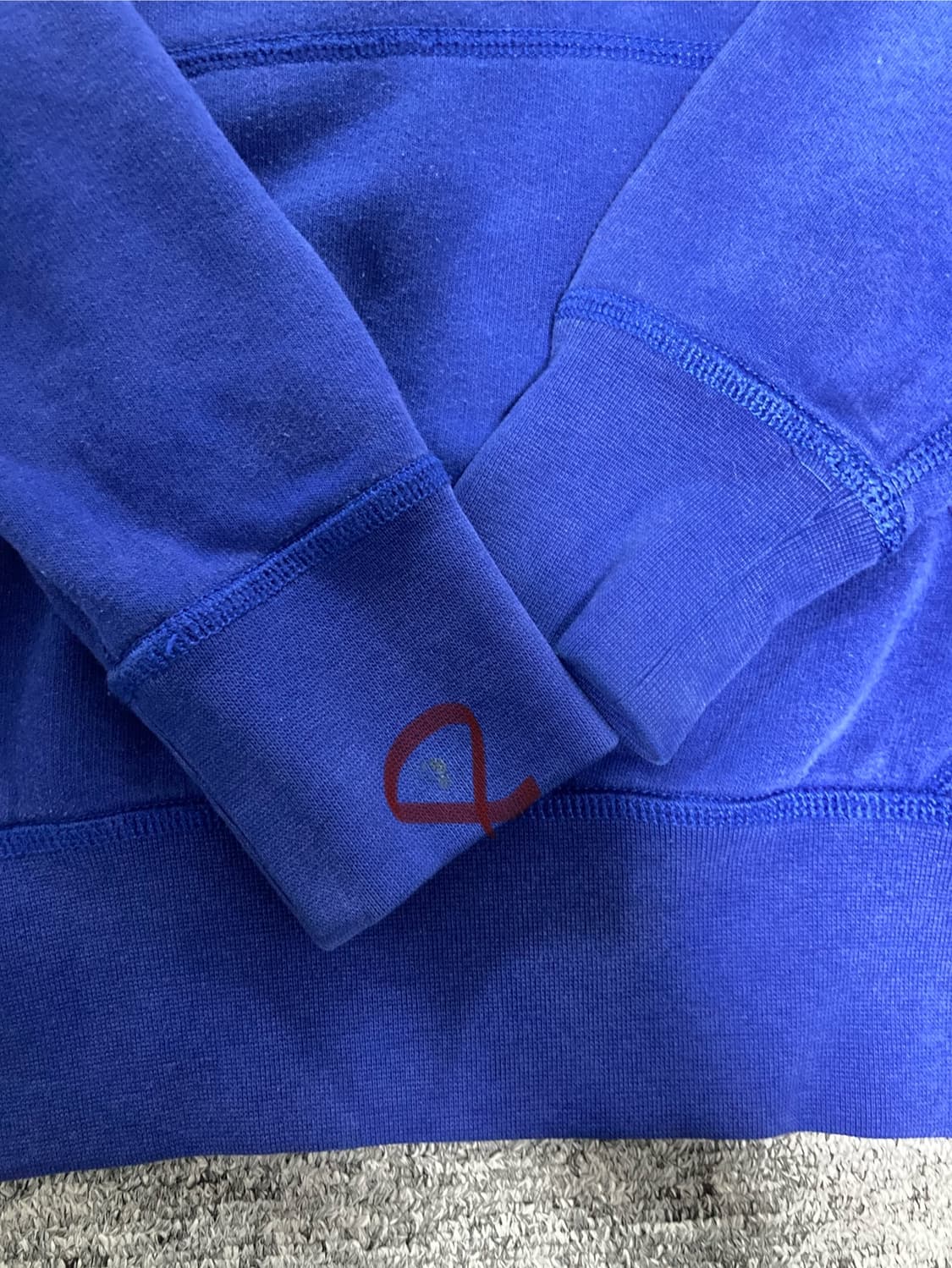 폴로 랄프로렌 블루 후드티 XS 상품이미지6