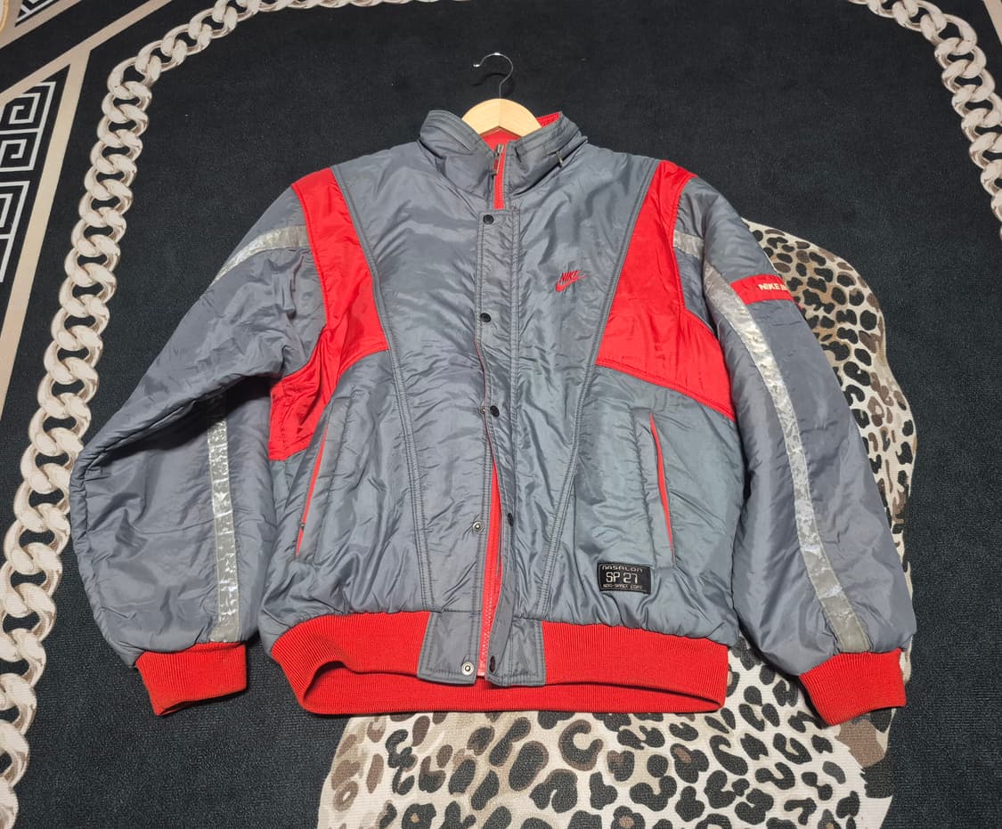 80's 나이키 스카치 리플렉티브 봄버 자켓 L 상품이미지1