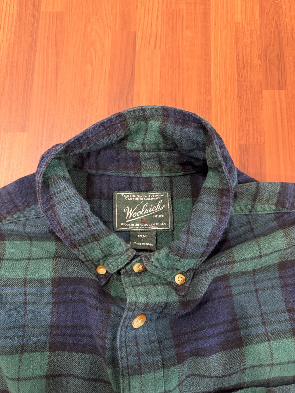 00s Woolrich 울리치 플란넬 타탄 체크 셔츠 상품이미지7