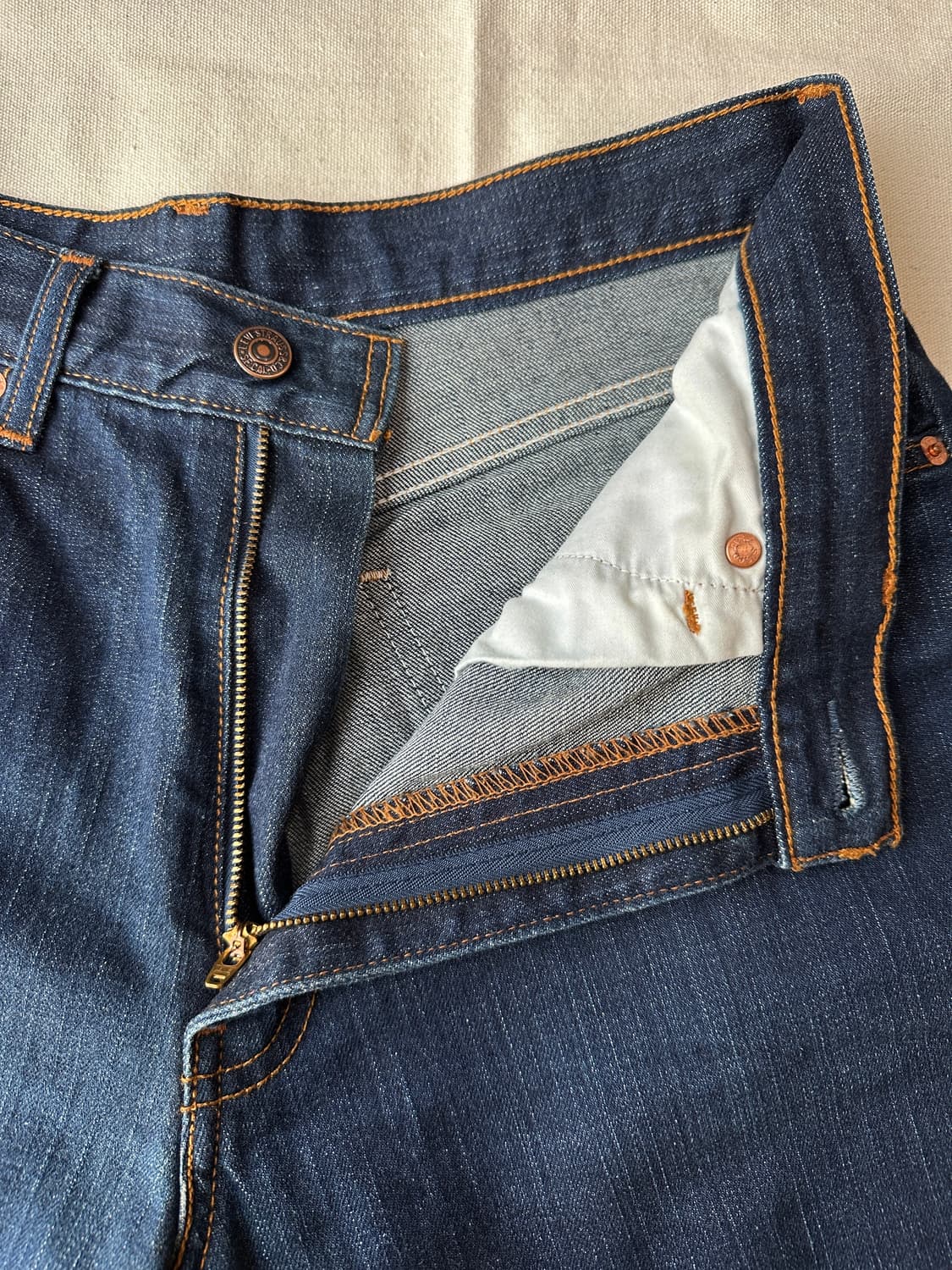 리바이스 OT220 오렌지탭 진청 데님 팬츠 31 상품이미지2