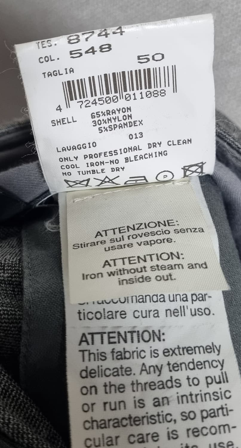 50사이즈 (XL) 닐바렛 멀티지프 그레이 슬랙스 상품이미지5