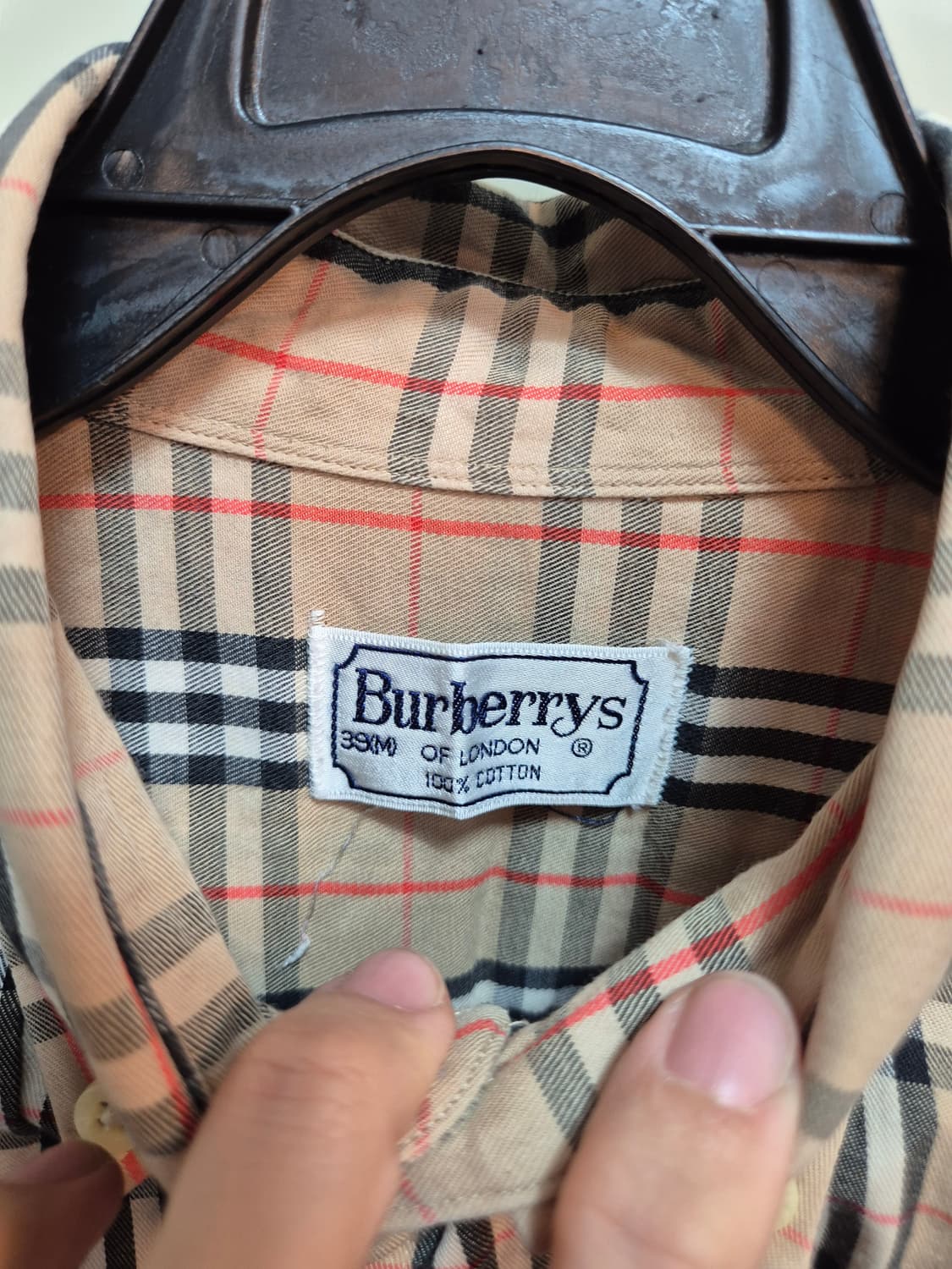 버버리 체크 셔츠 상품이미지9