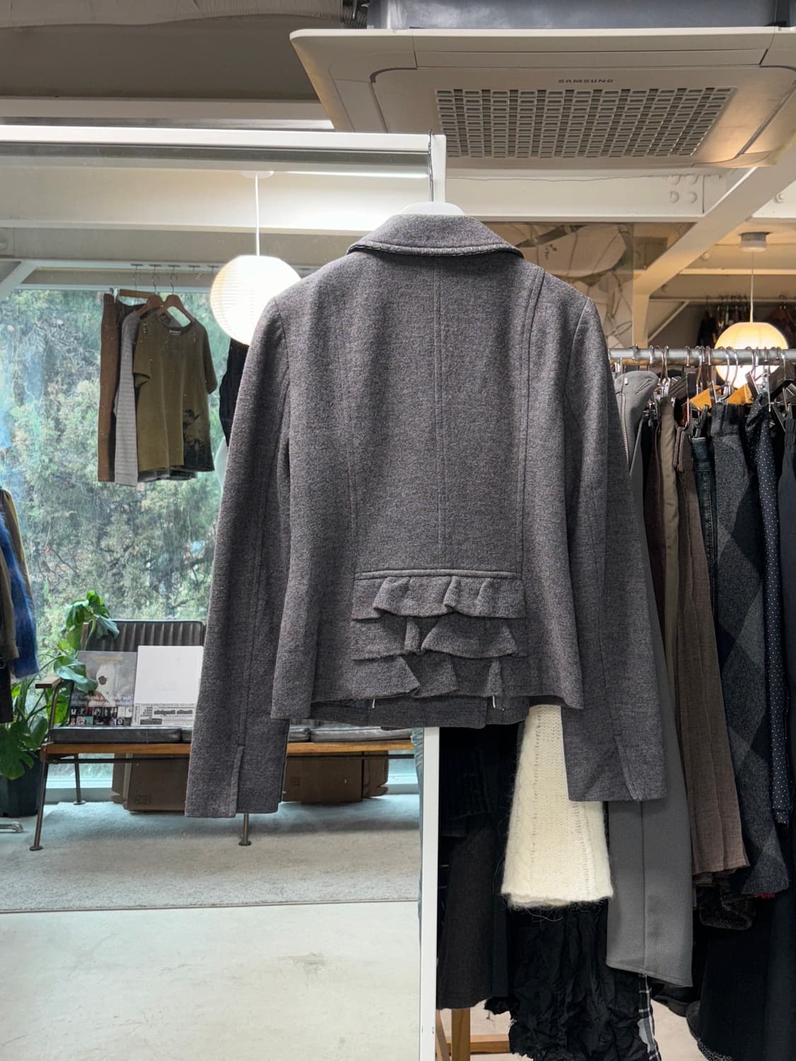 쿠미쿄쿠 울 더블 브레스티드 자켓 상품이미지2