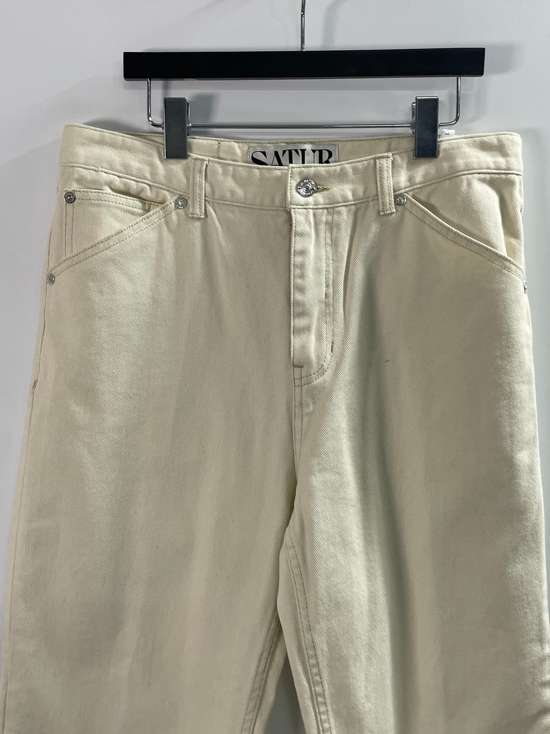 세터 스트레이트핏 화이트 데님팬츠 (onp.69) 상품이미지4