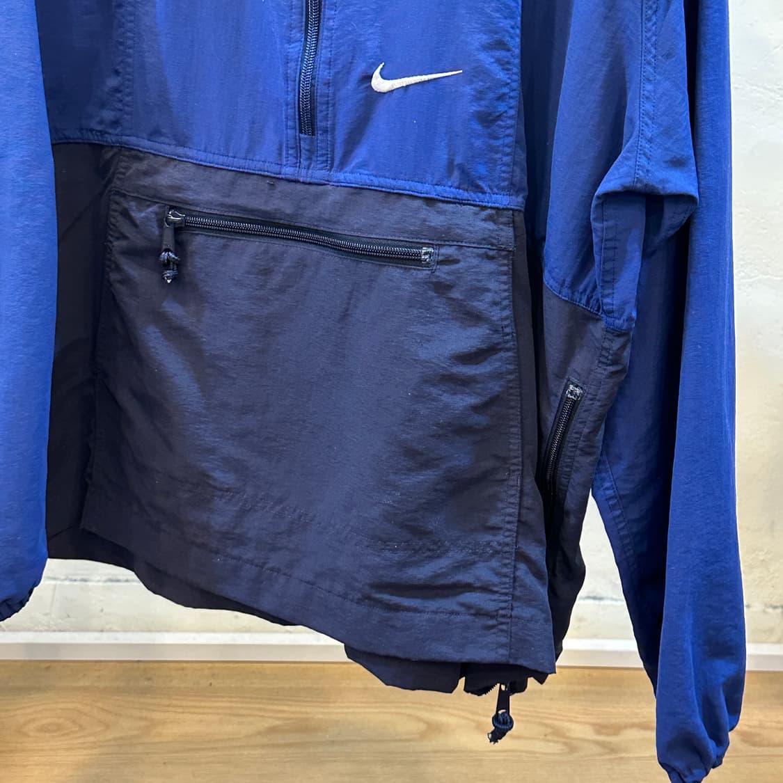 나이키 아노락 후드 바람막이 네이비 XL 상품이미지2