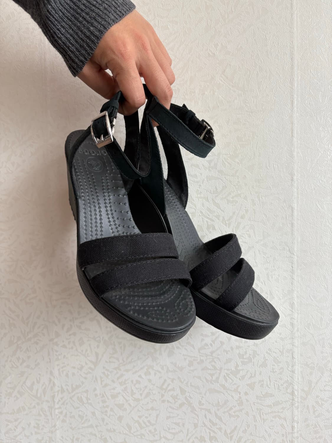 크록스 웨지힐 플랫폼 샌들 상품이미지2