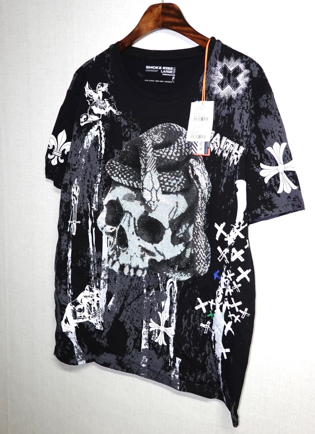 Rhinestone skull t-shirt 상품이미지2