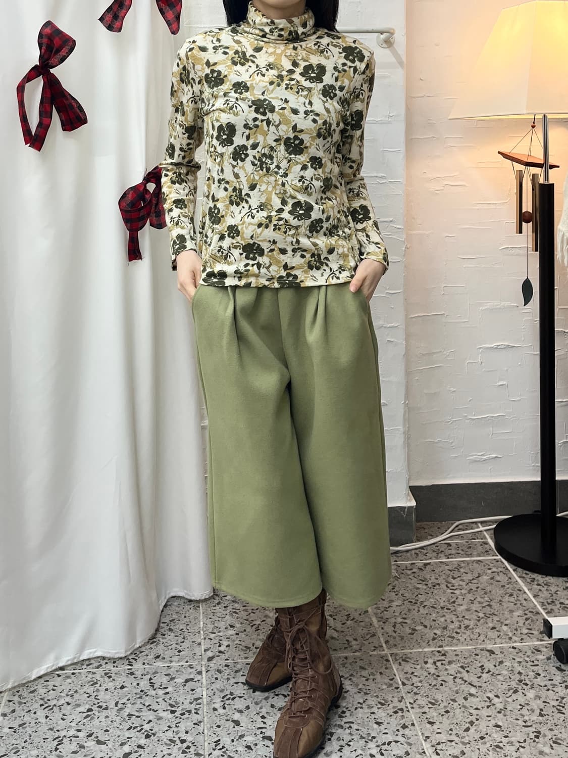 Floral polar long sleeve 상품이미지2