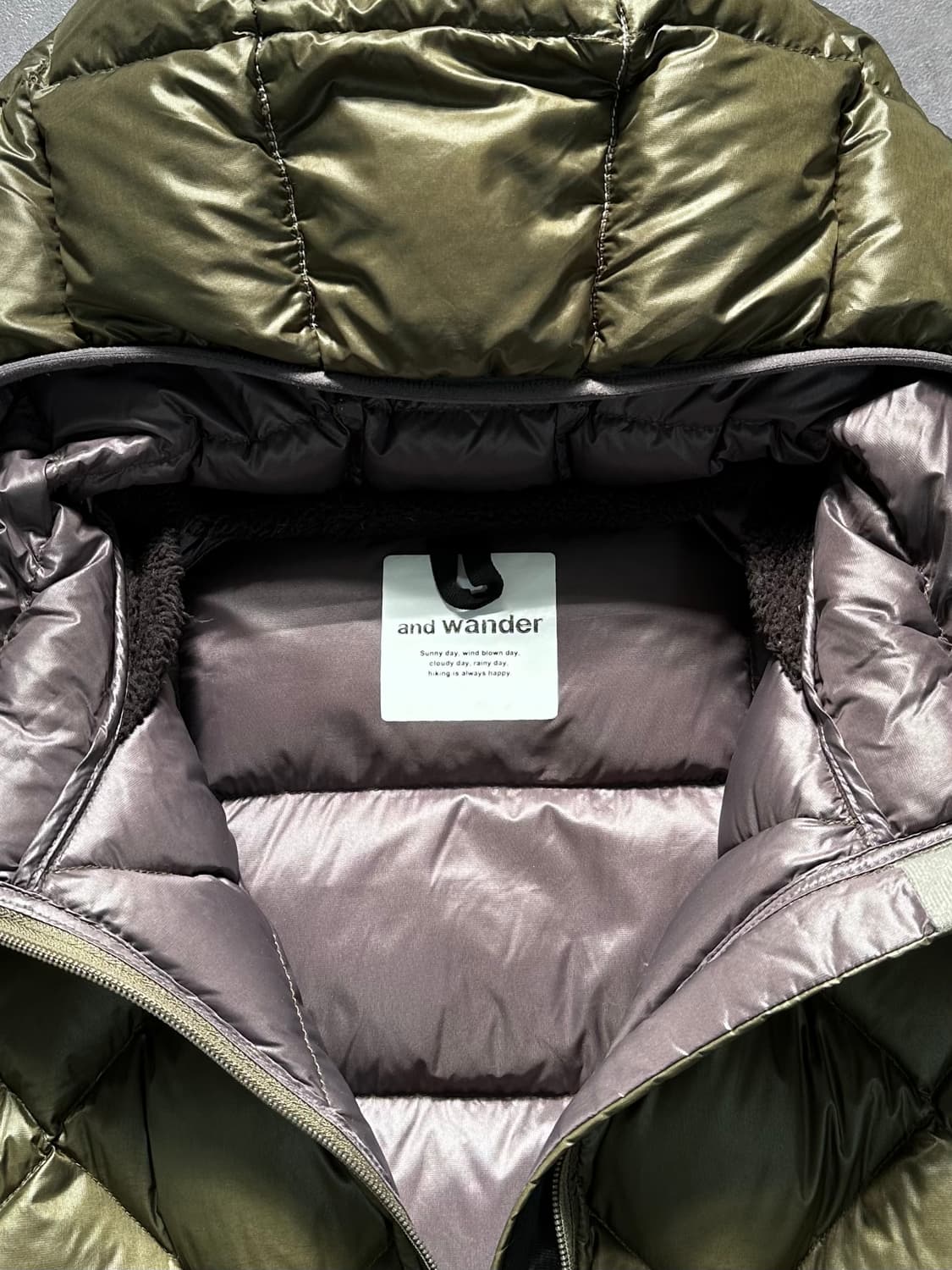 앤드 원더 다이아몬드 스티치 다운 자켓 (va.38) 상품이미지6