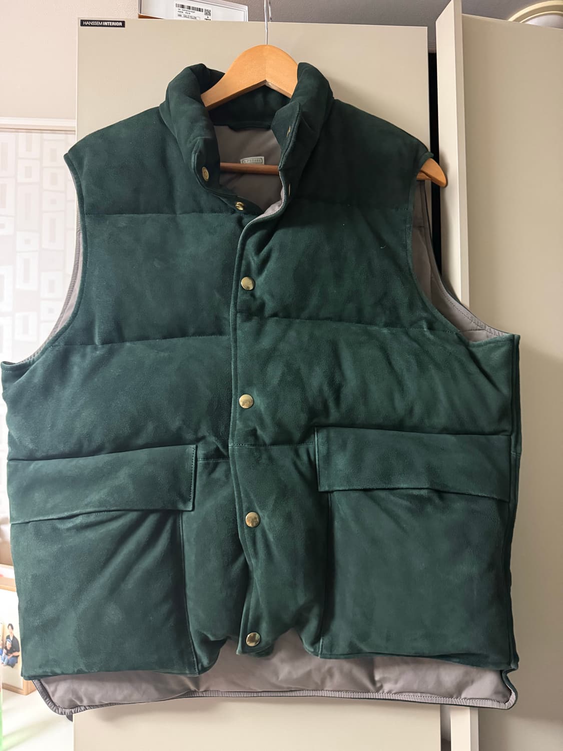 아프레쎄 스웨이드 패딩베스트 상품이미지1