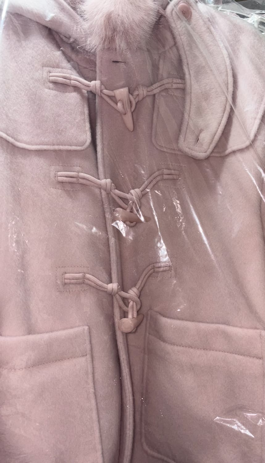 아이당 폼폼 하프 코트 새상품 상품이미지3