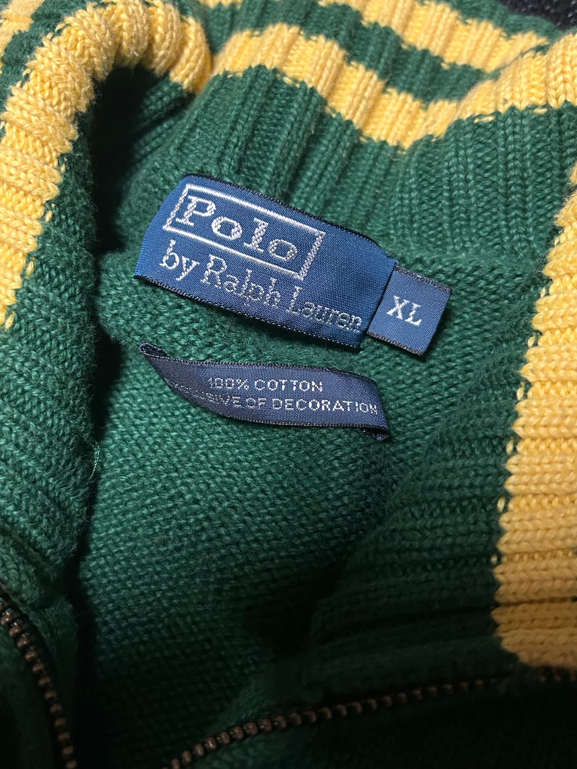 *rare* 폴로 치프키프 딥 그린 런던 빅포니 니트집업  상품이미지4