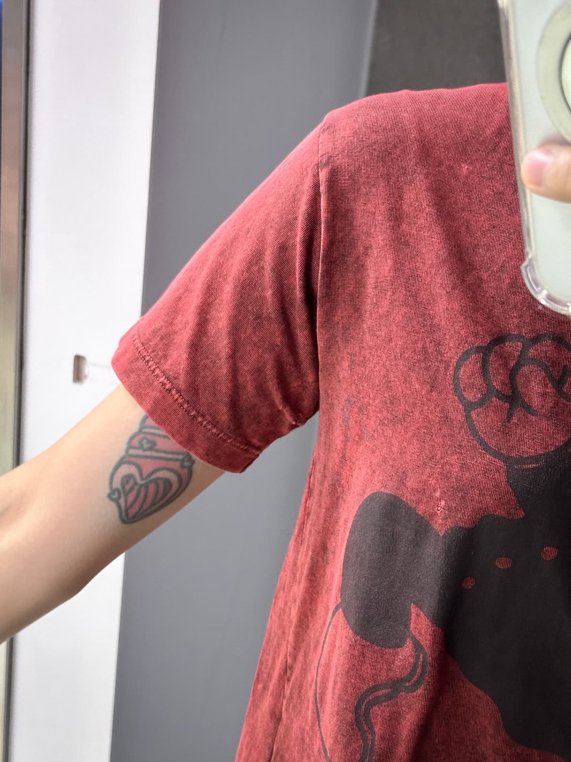 aries garment dyed t shirt 상품이미지5