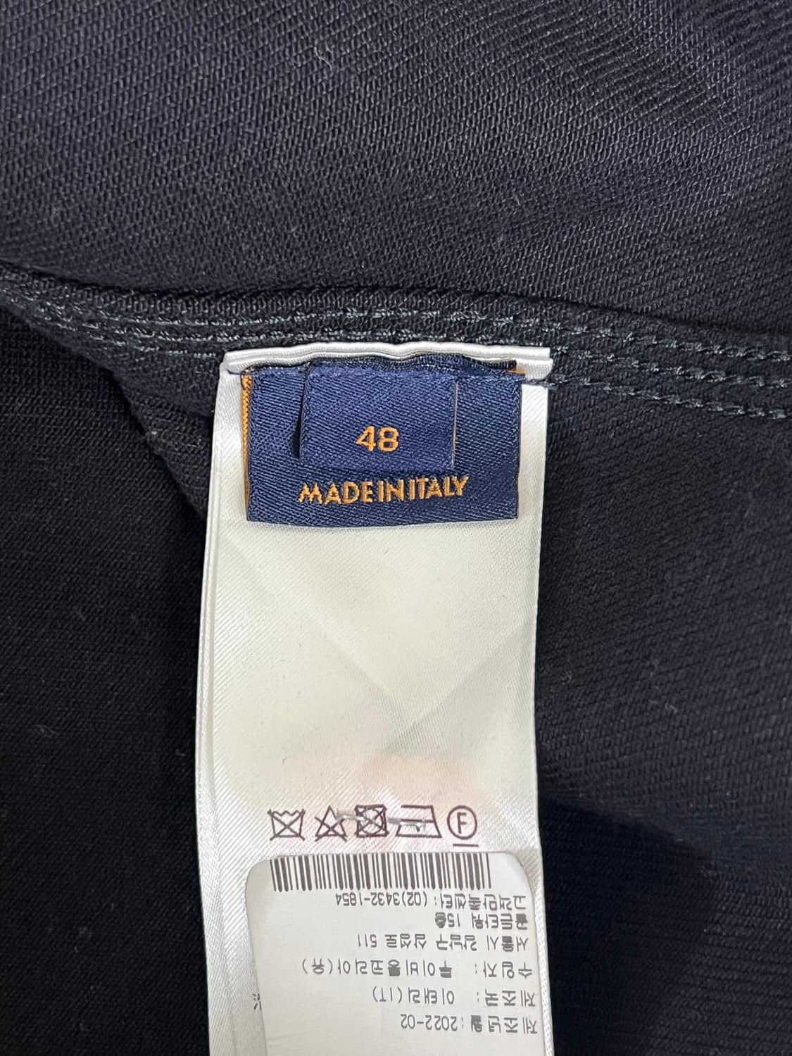 [정품] 백화점판 / 48 루이비통 모노그램 데님 후드 자켓 블랙 상품이미지8