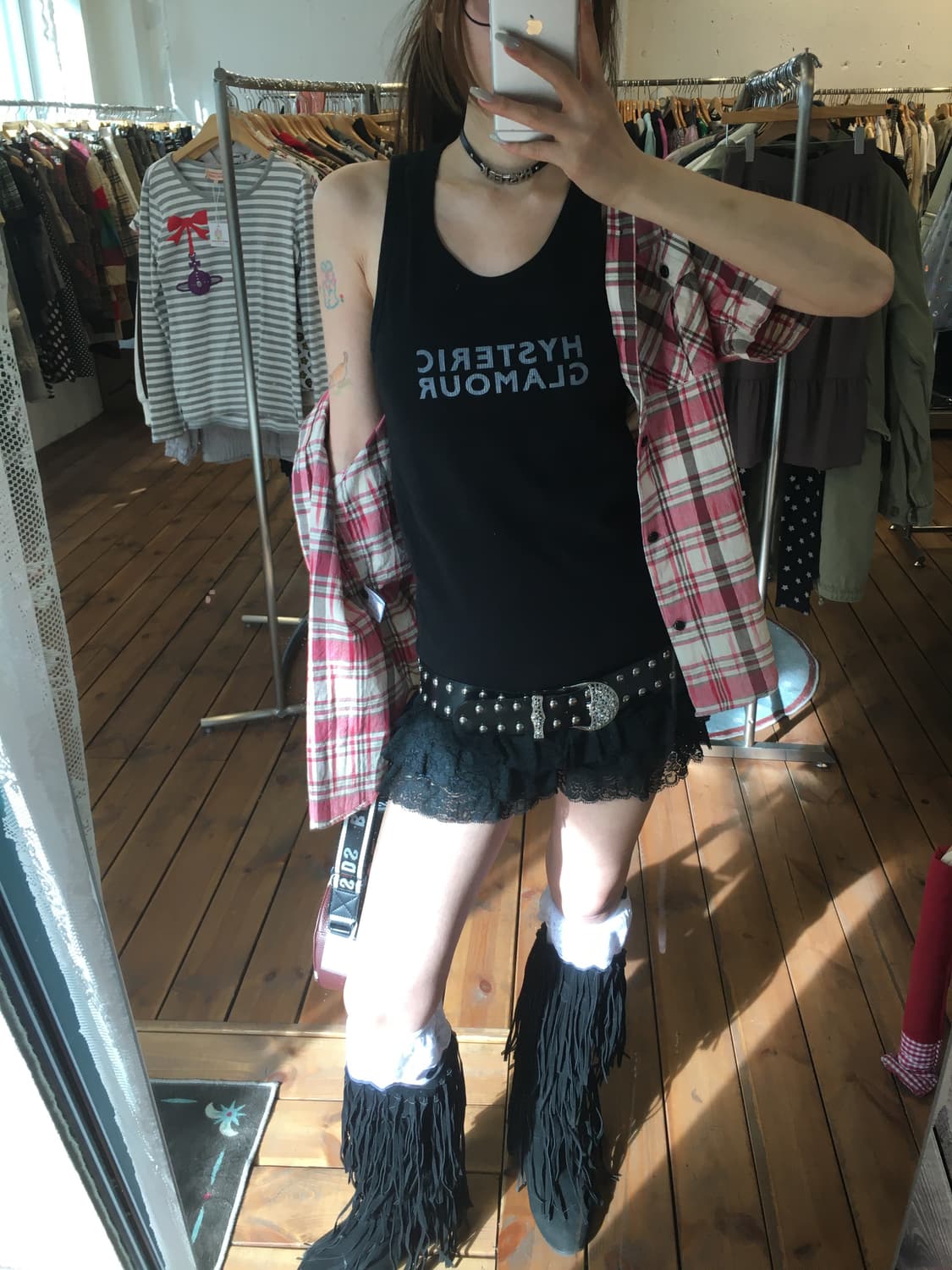 히스테릭글래머 블랙 나시 상품이미지4