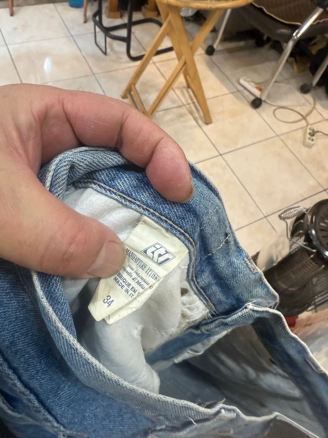 30-31  정품 베르사체 데님바지 팝니다 상품이미지4