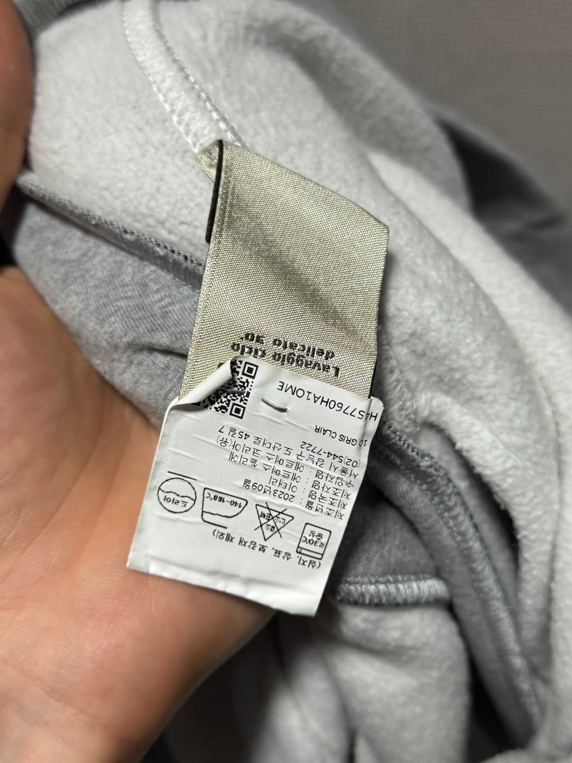 [M] 에르메스 런 H 반바지 그레이  상품이미지6