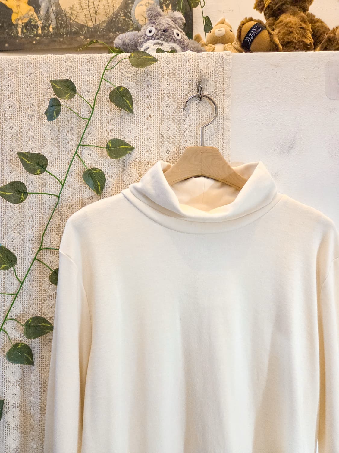 아이보리 목폴라 슬리브 상품이미지2