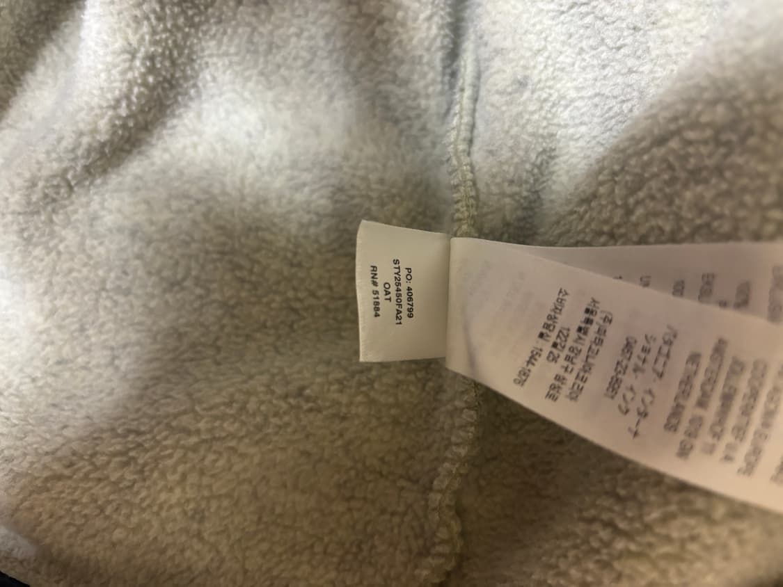 파타고니아 신칠라 헤비웨이트 오트밀 색상 XL  상품이미지5