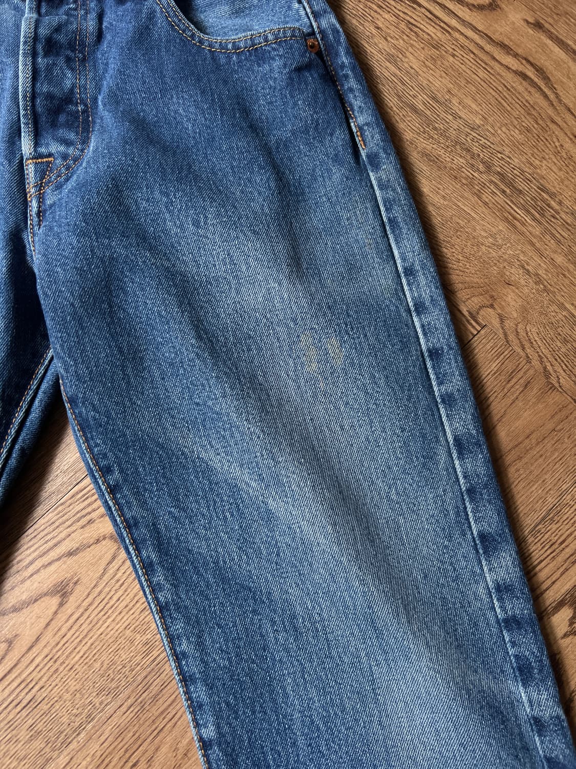 [30]리바이스 501 빈티지 페이딩 스트레이트 데님 팬츠 상품이미지5