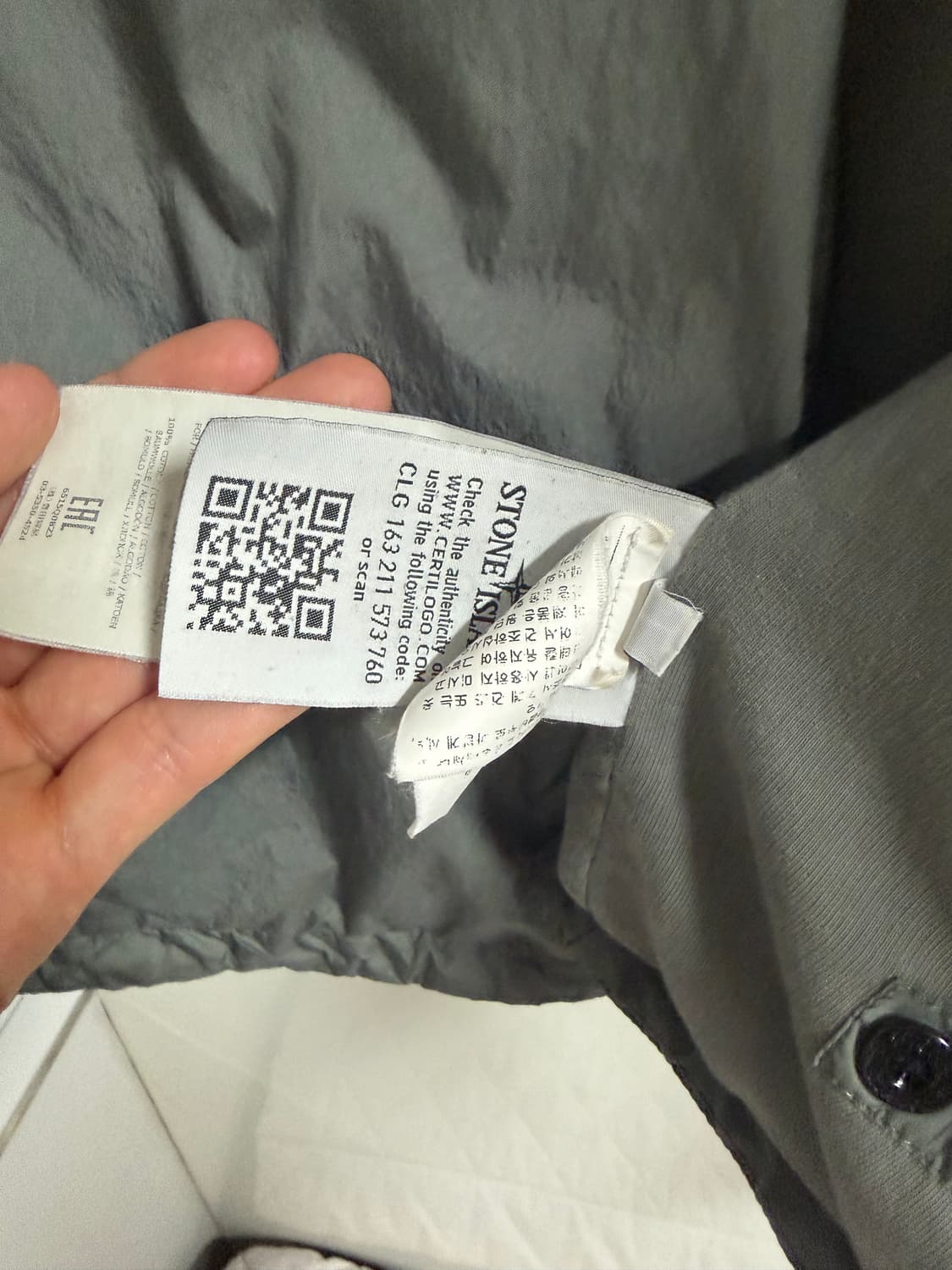 스톤아일랜드 나일론 크링클랩스 자켓 급처 상품이미지4