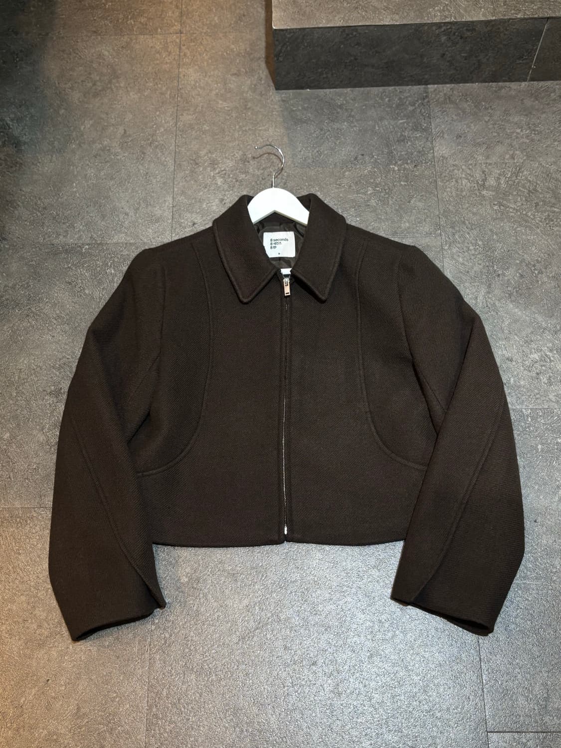 에잇세컨즈 울 라이크 트윌 자켓 M 상품이미지2