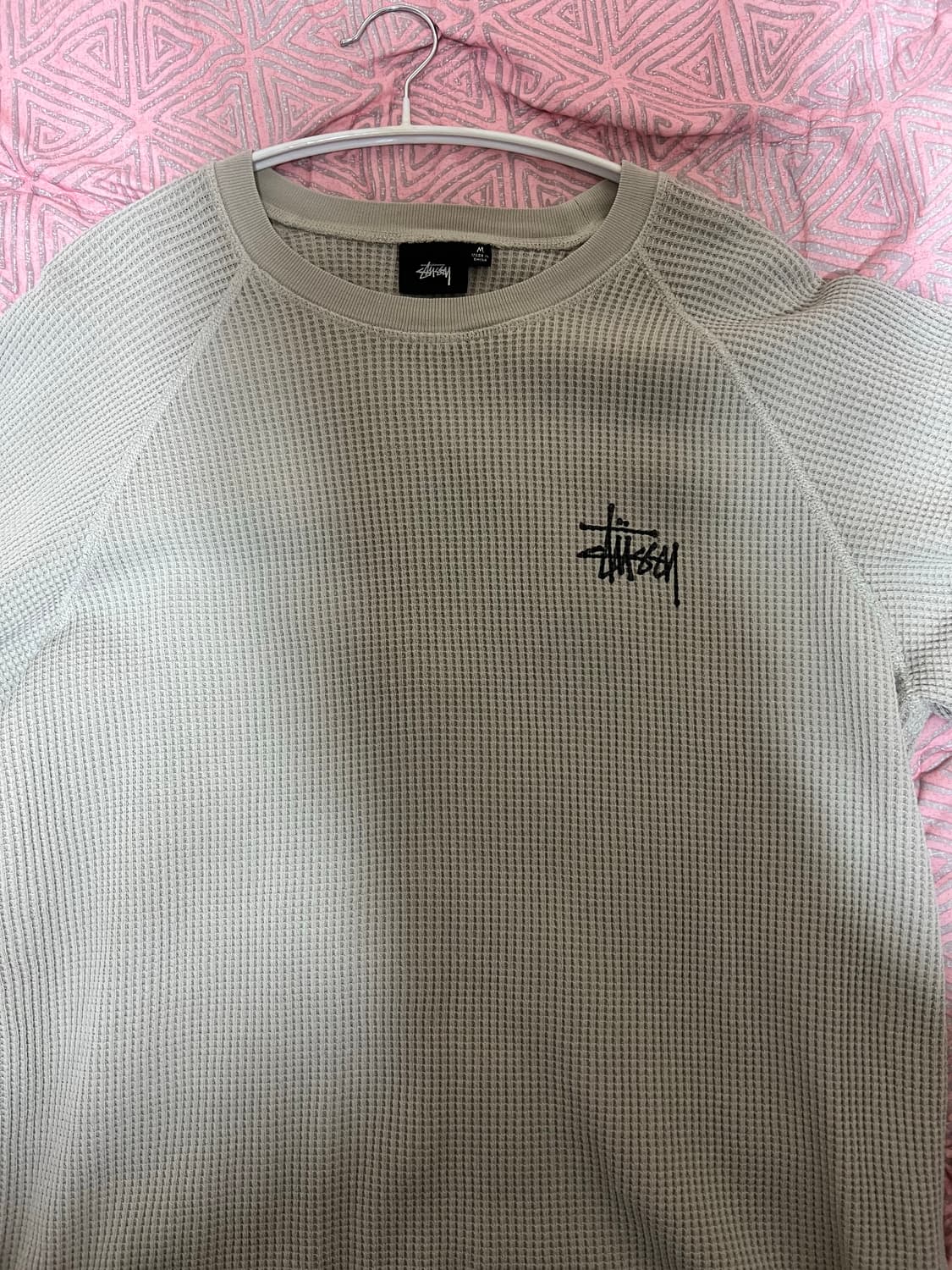 스투시 래글런 써멀 롱슬리브 크루 본 상품이미지1