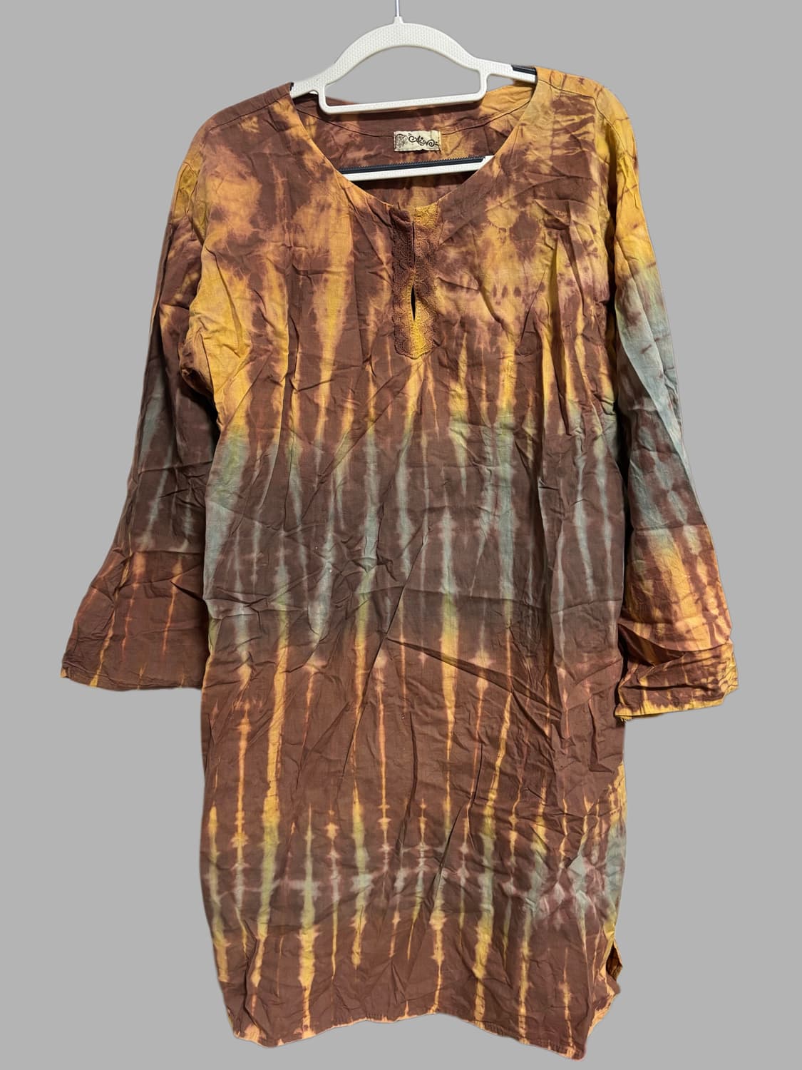 빈티지 히피 타이다이 원피스 상품이미지1