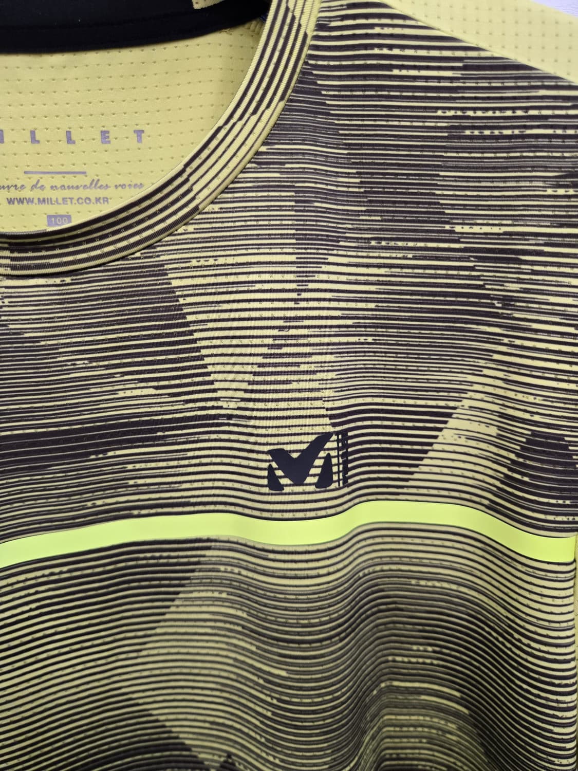100,L )) MILLET 밀레 반팔티셔츠! 디자인 짱 예뻐요~ 상품이미지3
