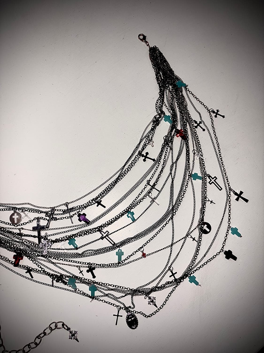 TTF✳️v-kei vintage hand made necklace 상품이미지8