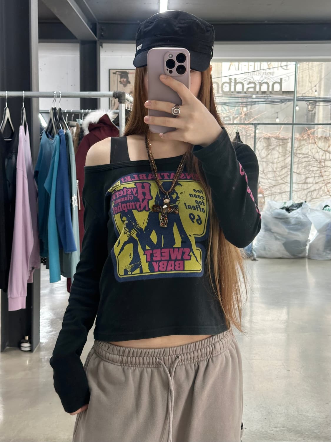 히스테릭글래머 히스걸 카툰 롱슬리브 상품이미지1