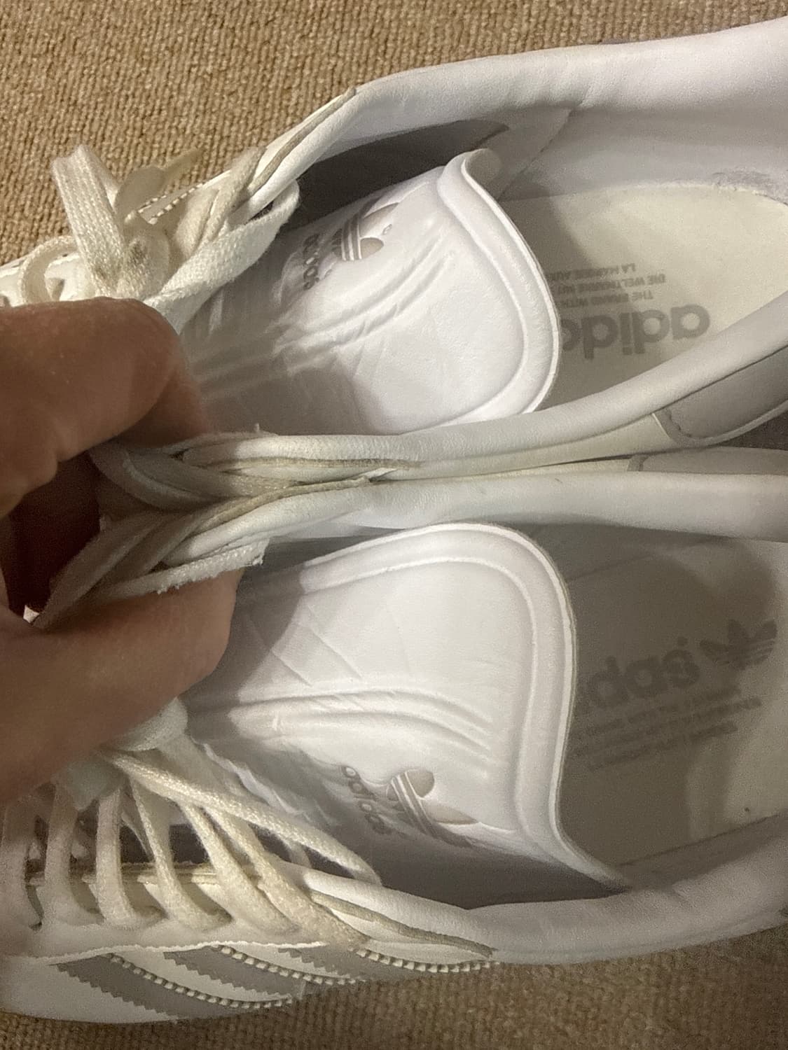 아디다스 가젤  화이트 그레이 깨끗  270 상품이미지8