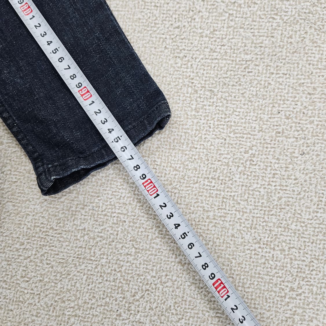 [25] 새상품 리바이스 볼드 커브 로우 라이즈 스키니 진청 팬츠 120 상품이미지8