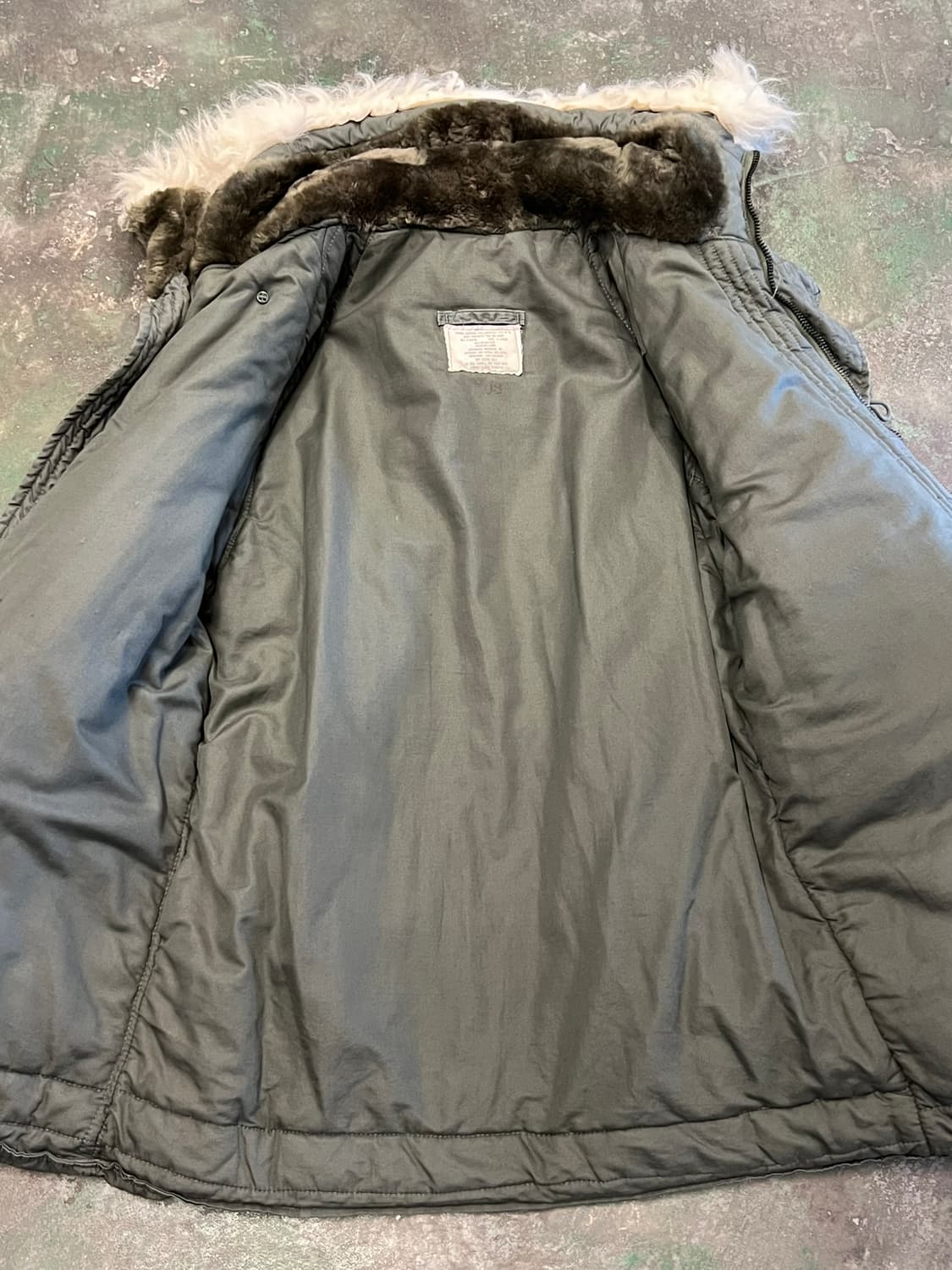 83's [XL] USAF N3B 파카 그린브리어 미군 오리지널 보급 상품이미지6