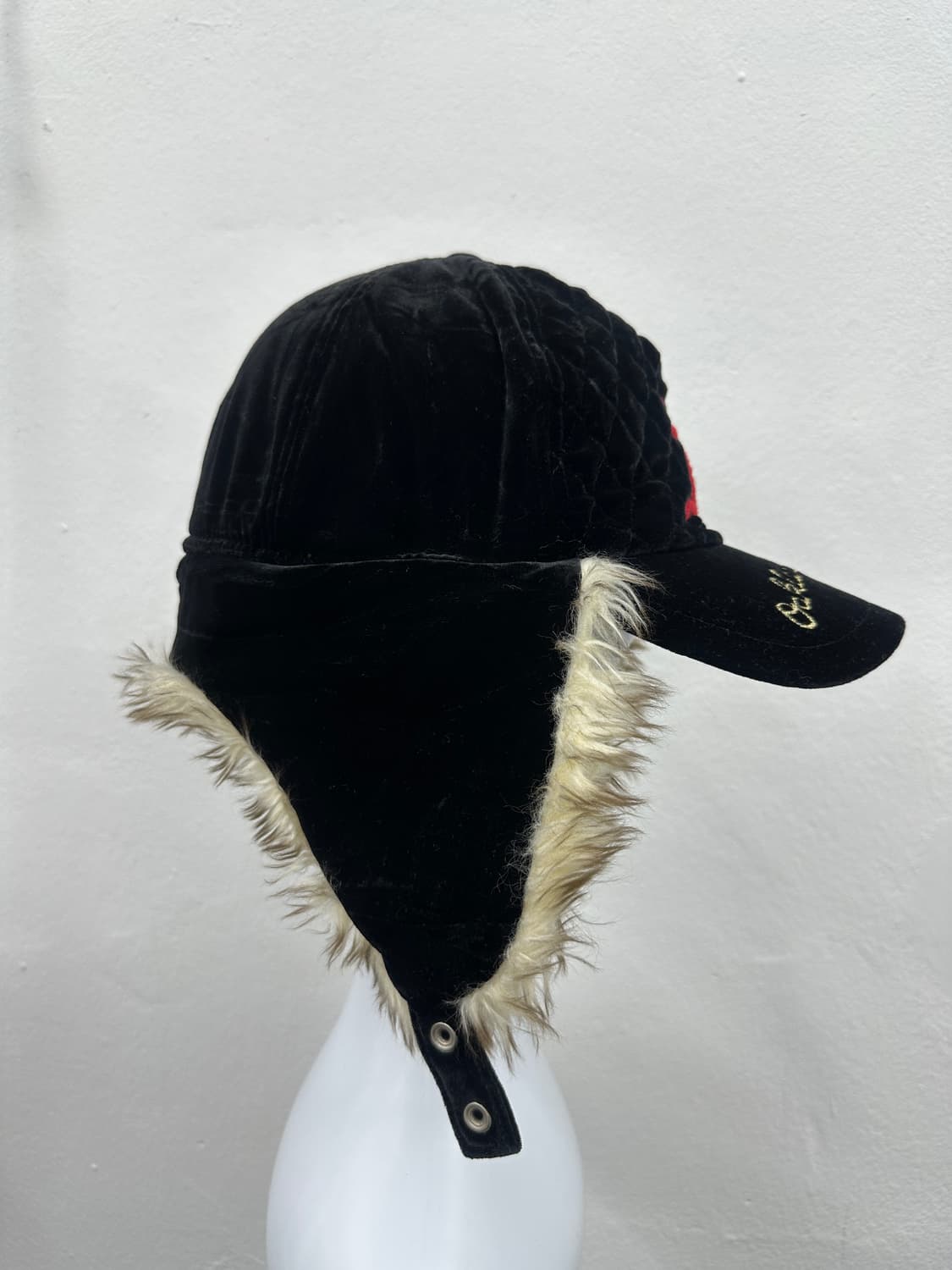 Velvet earflap cap  상품이미지3