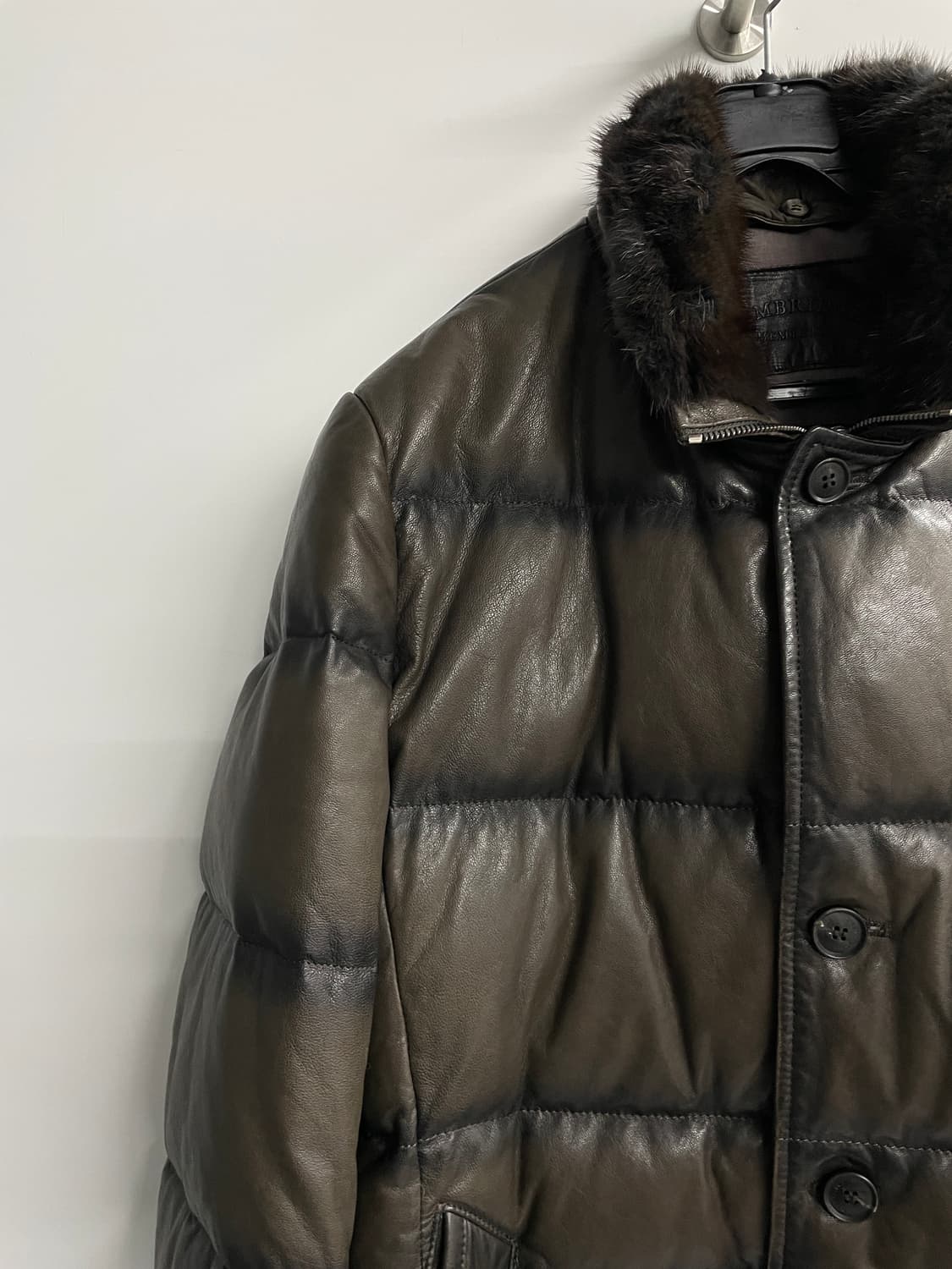 캠브리지 멤버스 리얼양가죽 구스다운 자켓 상품이미지3