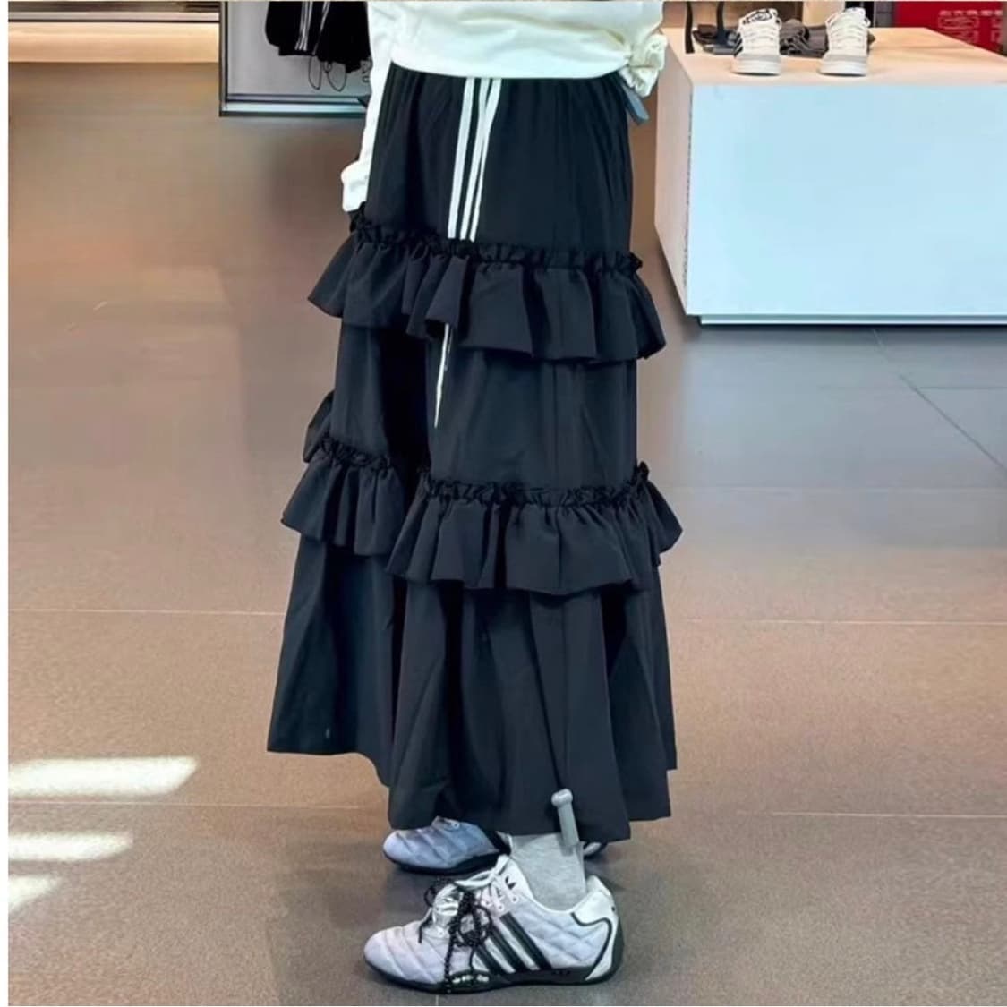 하루특가)아디다스 롱스커트 블랙 xs 상품이미지2