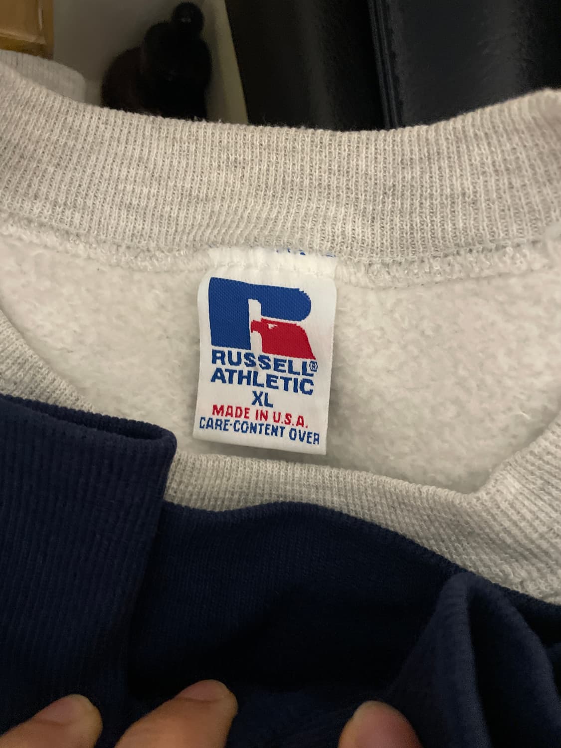 90s 러셀 맨투맨 USA 로고 스웨트셔츠 xl 상품이미지4