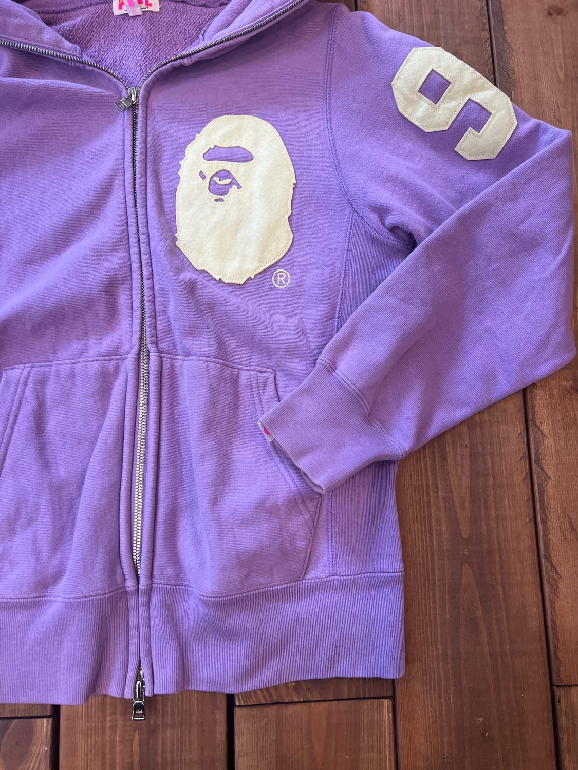 베이프 라벤더 사루 후드집업 상품이미지9