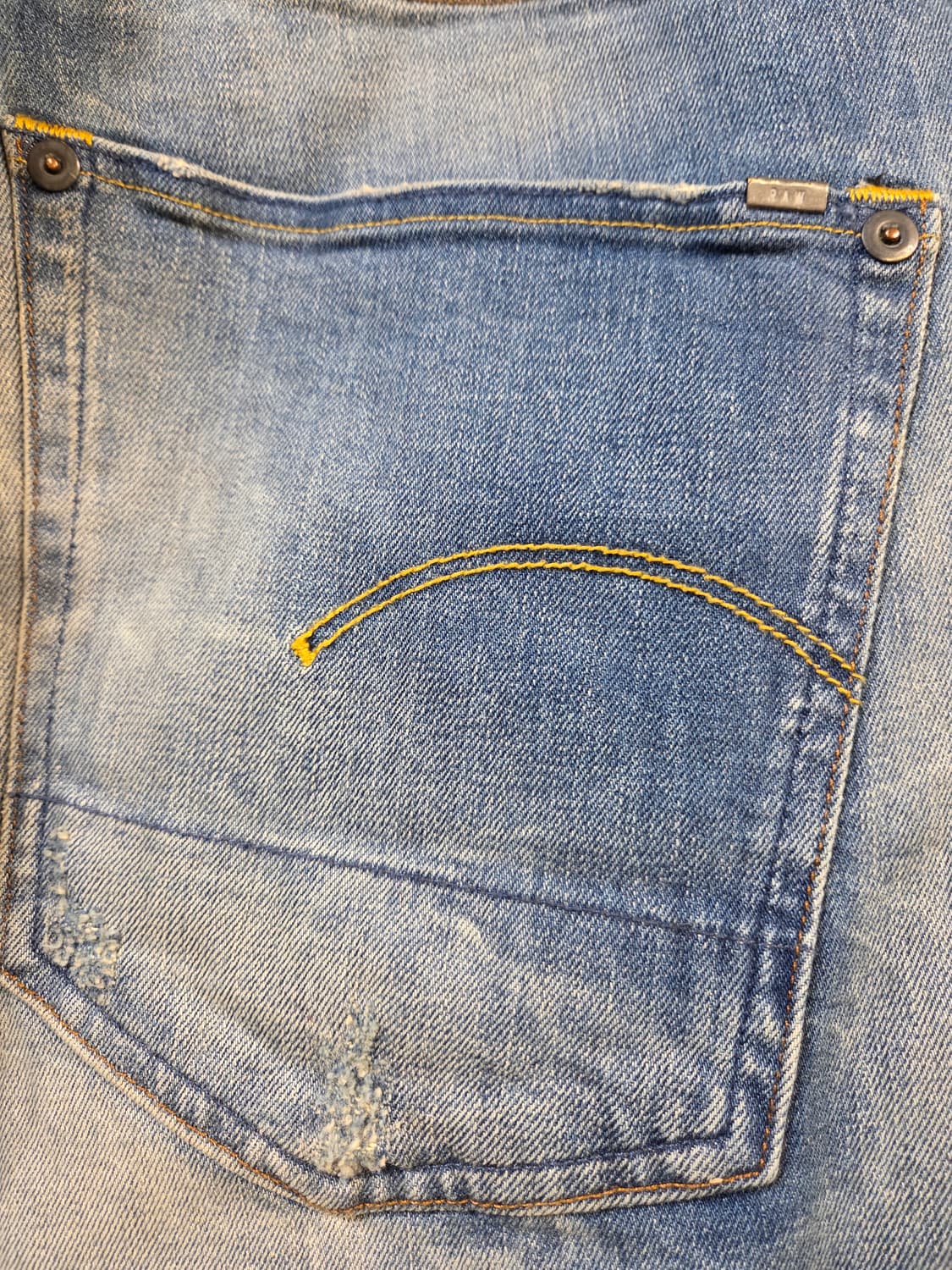 G-Star Raw 워싱 데님 청바지(W33/L32) 상품이미지7