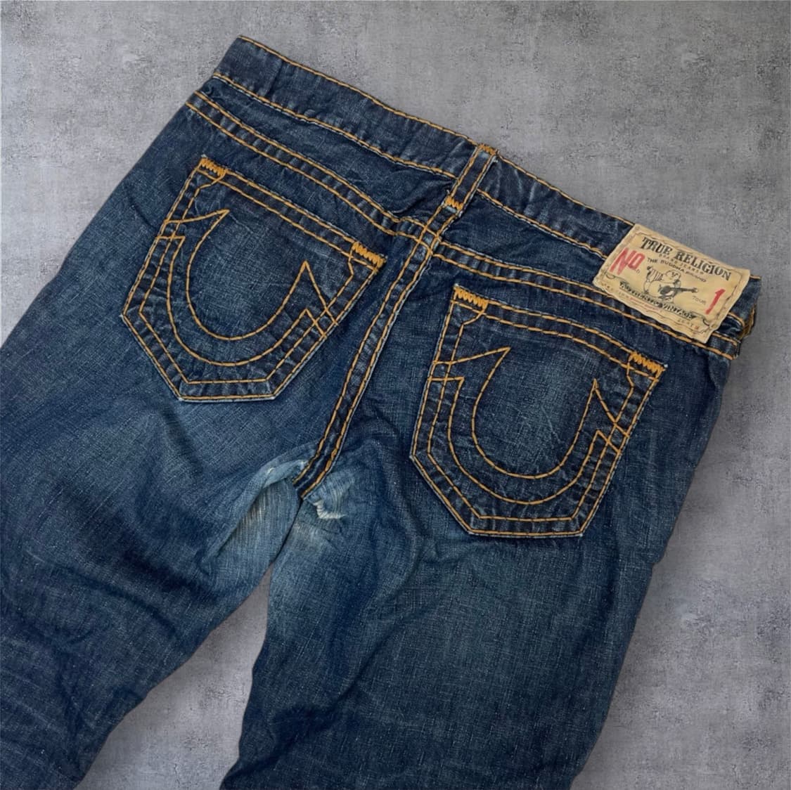 트루릴리전 True religion 중청 워싱 USA 데님팬츠 40 상품이미지7