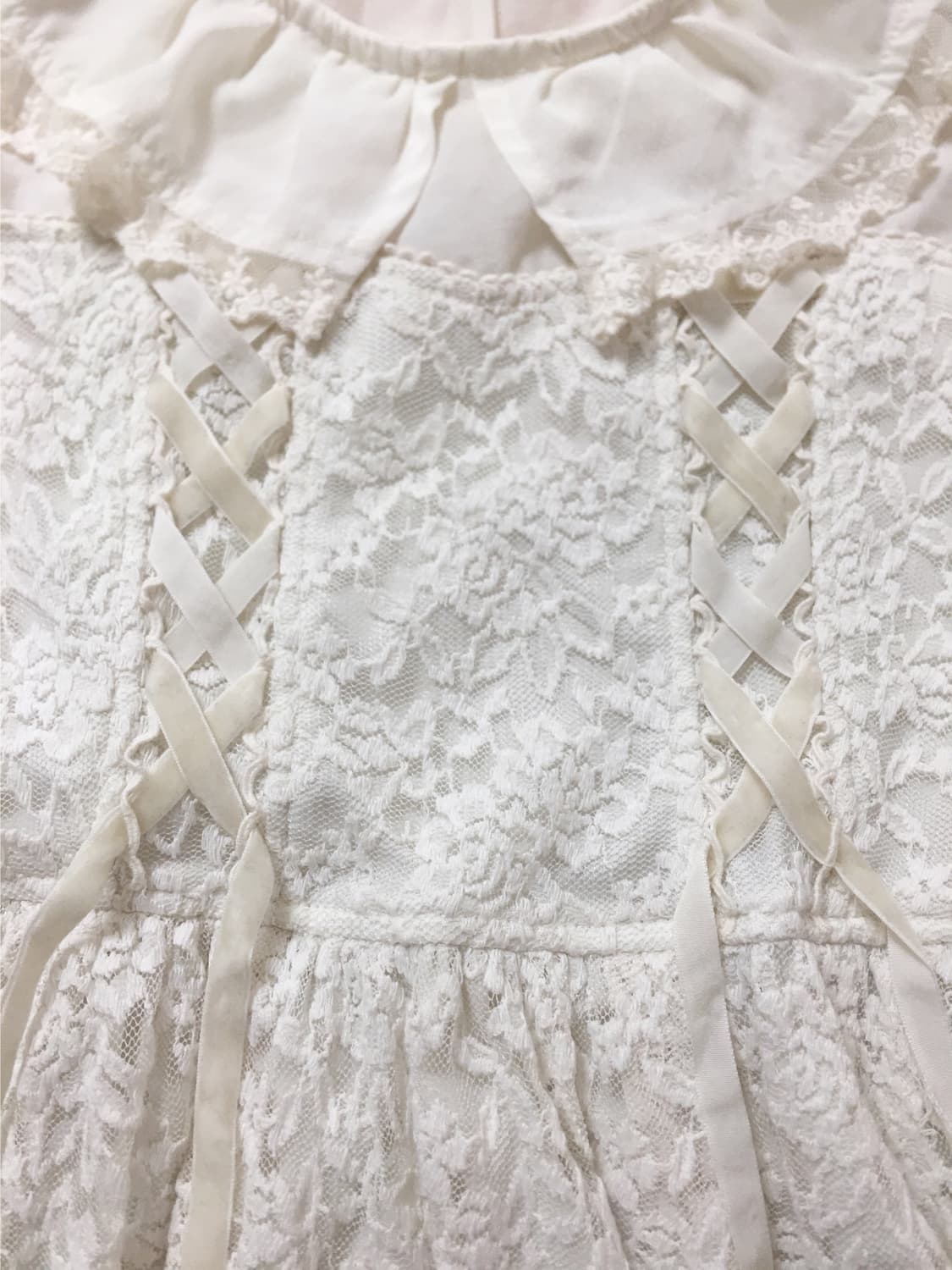 리즈리사 플라워 레이스 아일렛 원피스 히메갸루 라떼갸루 트랄라라 잉그니 상품이미지2